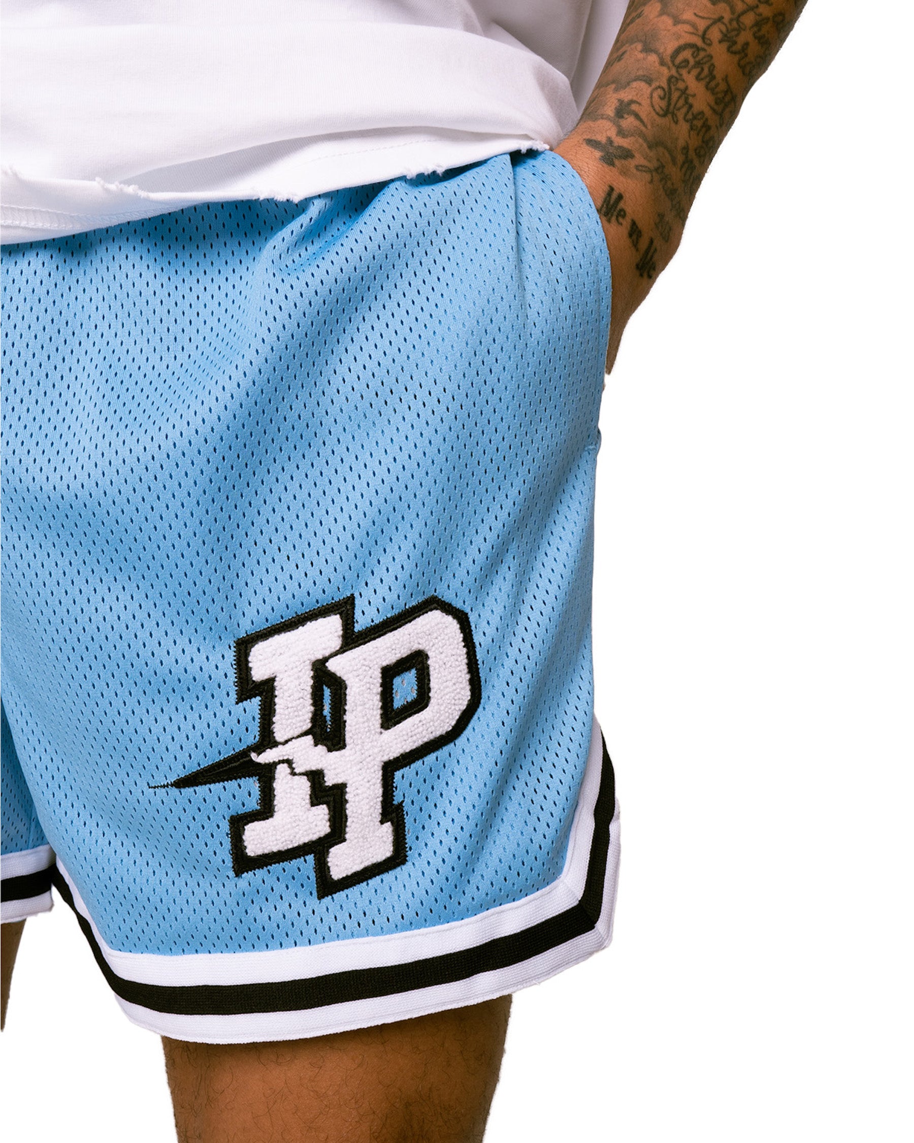 MEN'S LEAGUE MESH SHORTS - RETRO BLUE - Image 7