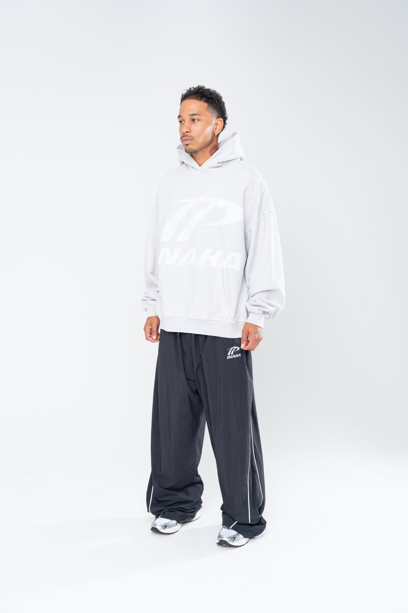 SPORTSWEAR DISTRESSED HOODIE - GRAY - Image 4