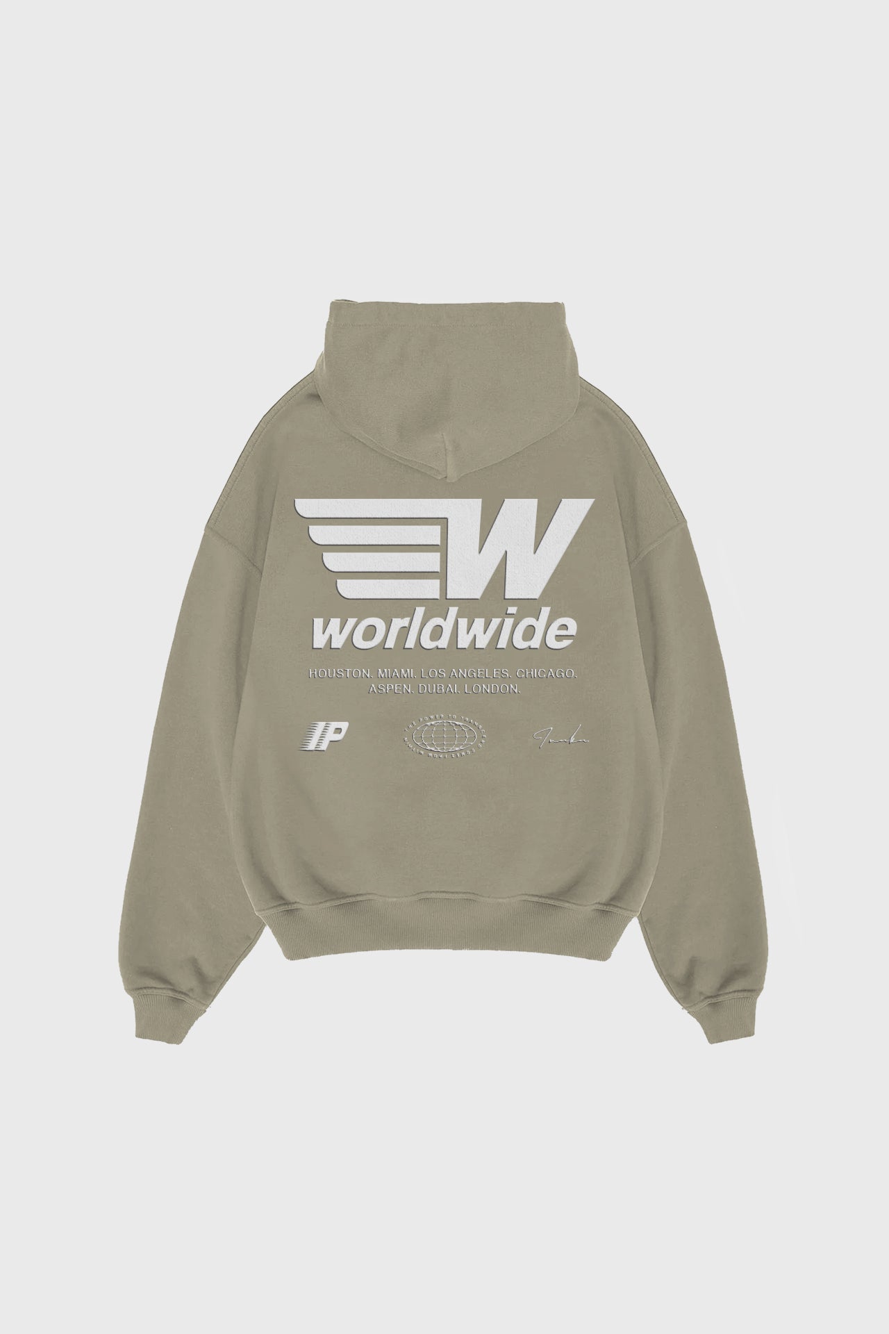 WORLDWIDE HOODIE - SAGE - Image 2
