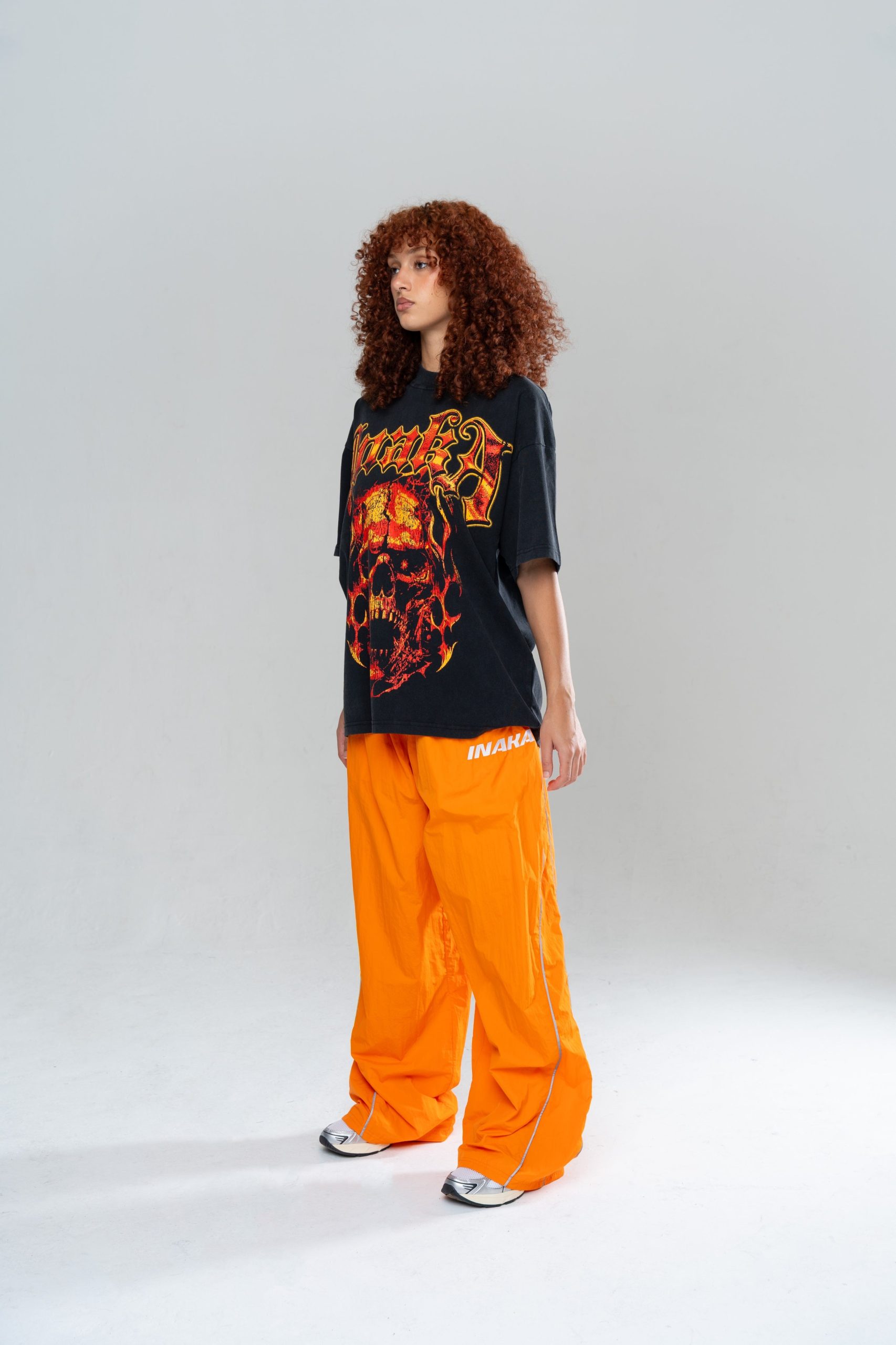 ICONIC BAGGY TRACKPANTS - ORANGE - Image 6