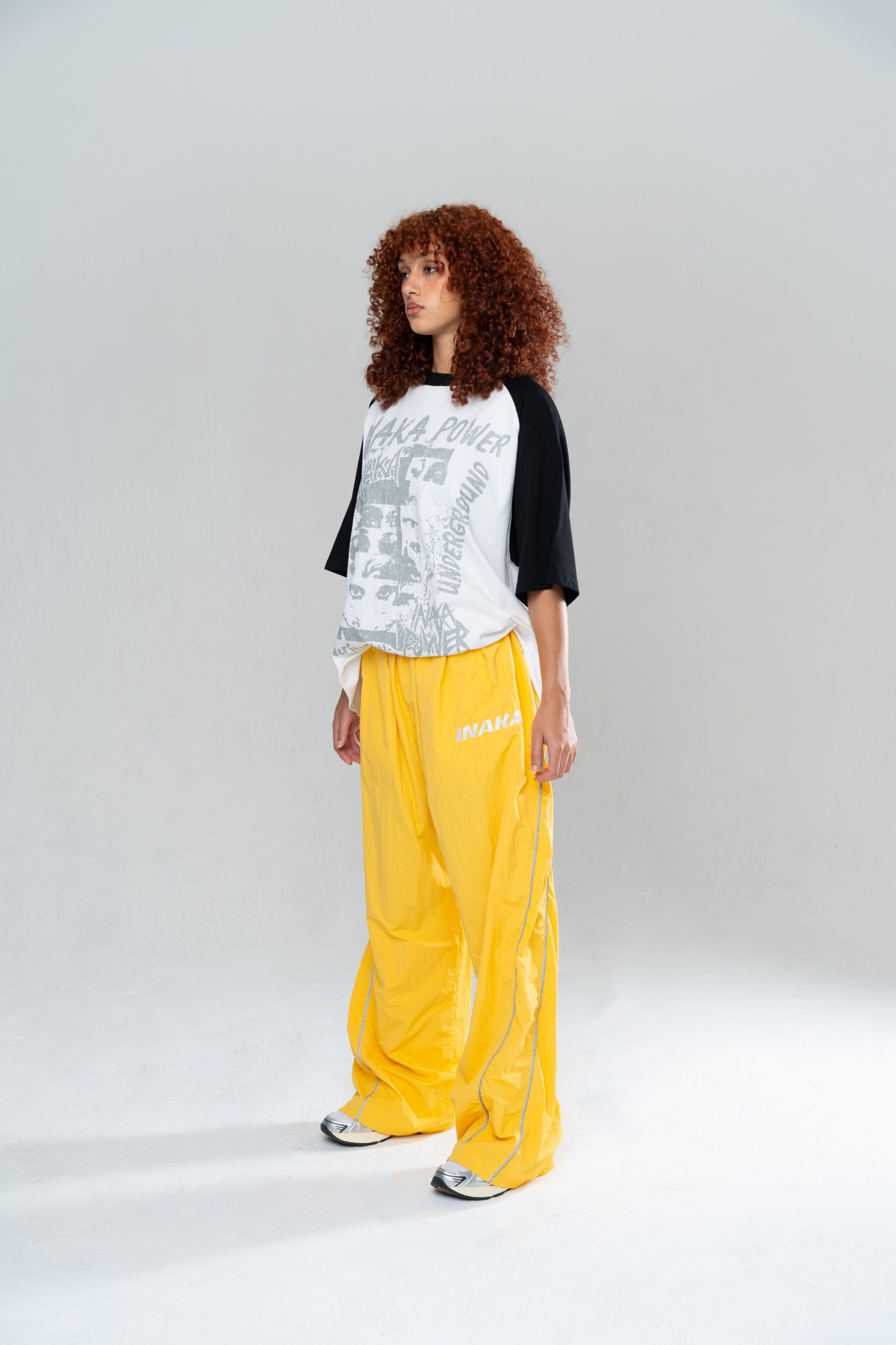 ICONIC BAGGY TRACKPANTS - YELLOW - Image 6