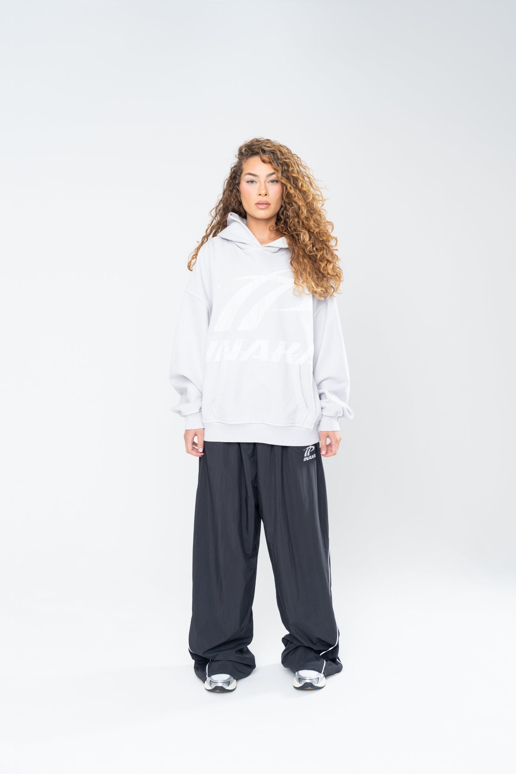 SPORTSWEAR DISTRESSED HOODIE - GRAY - Image 8