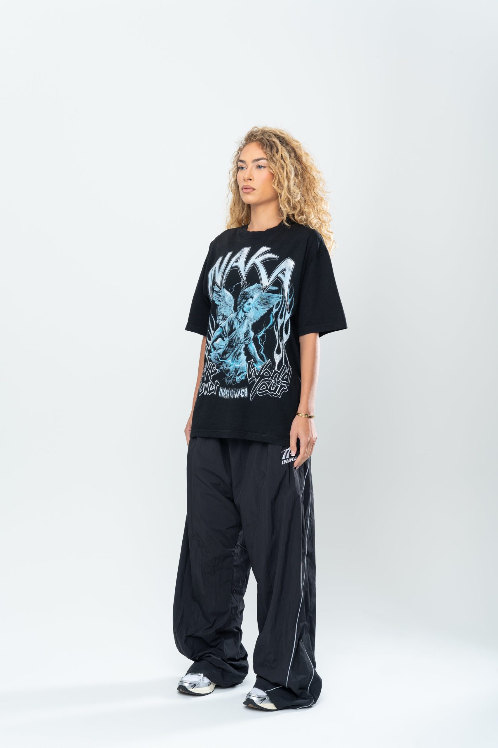 INAKA SAINT TOUR TEE - BLACK - Image 11