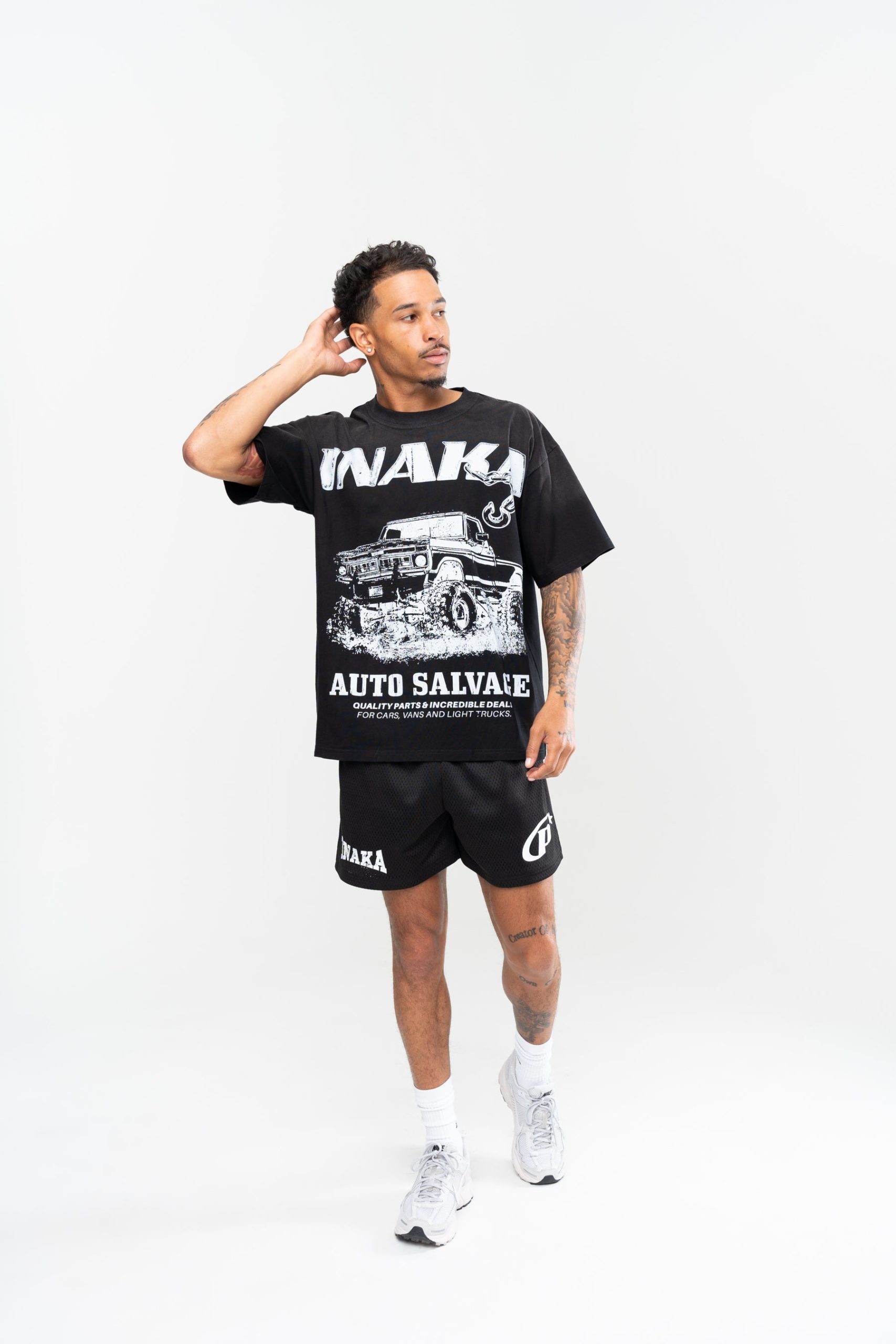 SALVAGE TEE - BLACK - Image 2