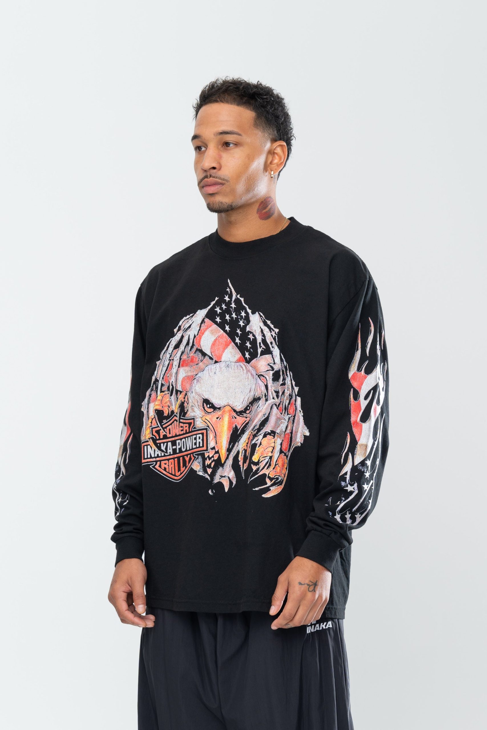 INAKA AMERICANA LONG SLEEVE - BLACK - Image 10