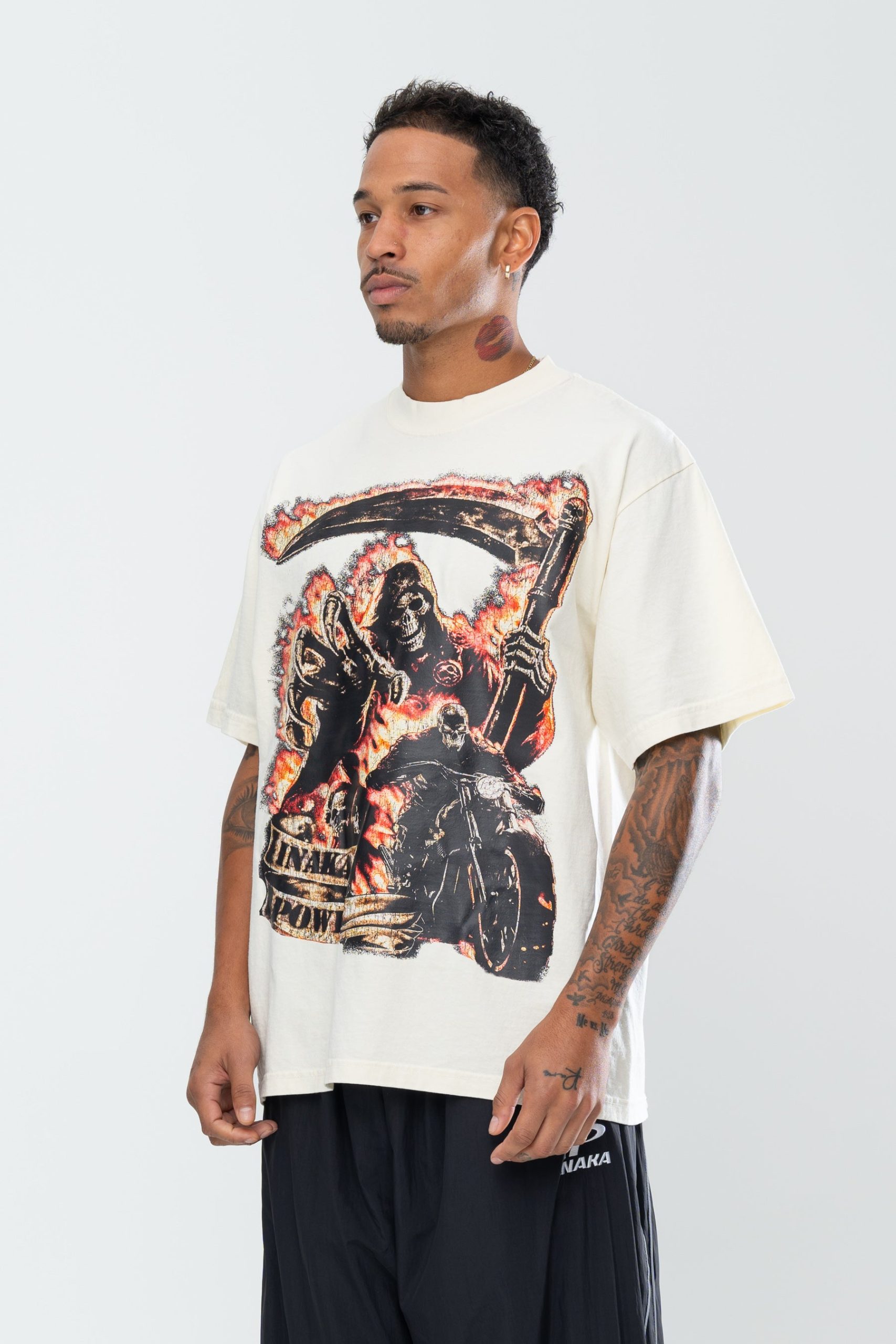 INAKA ROAD REAPER TEE - CREAM - Image 9