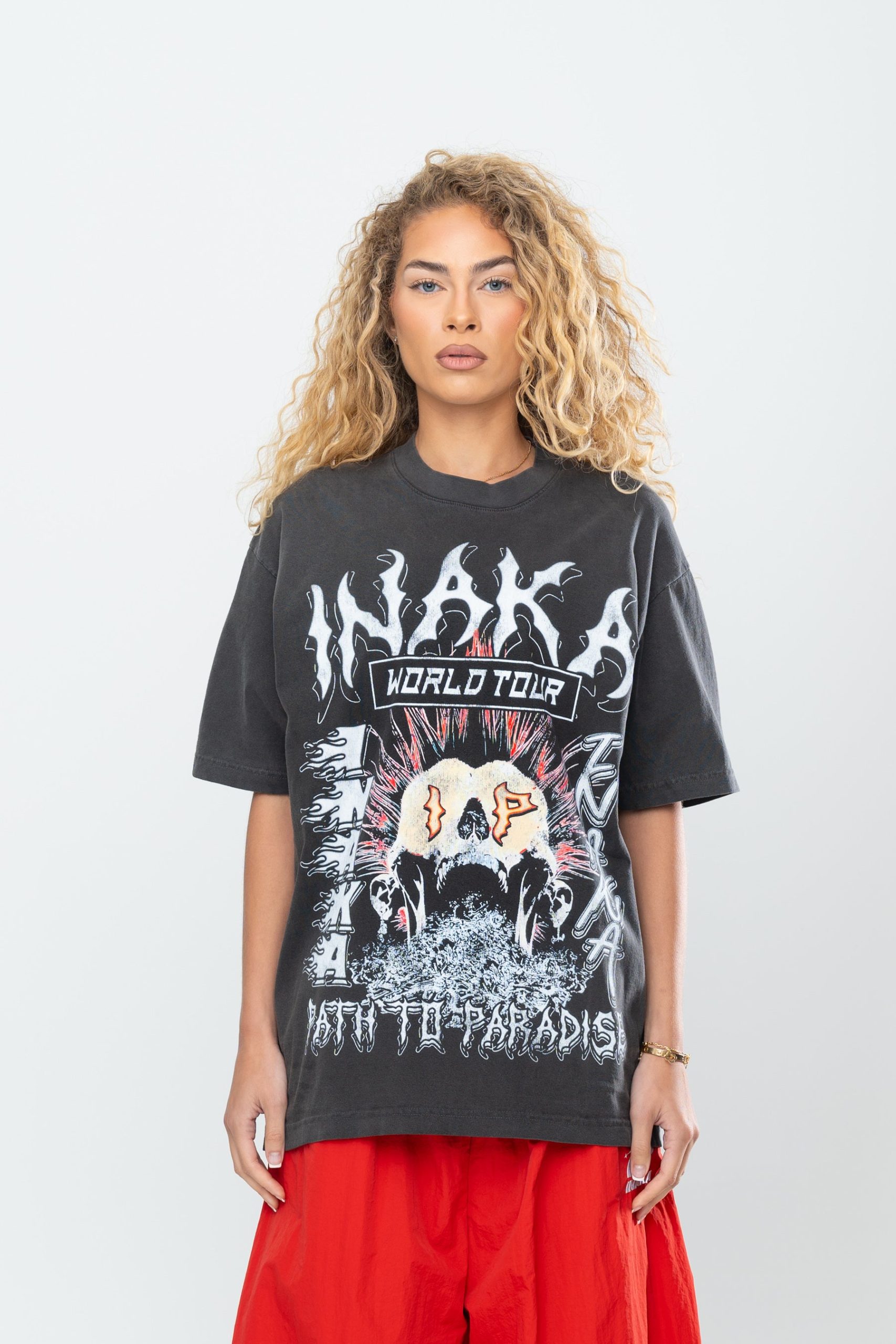 INAKA PATH TO PARADISE TEE - VINTAGE BLACK - Image 10