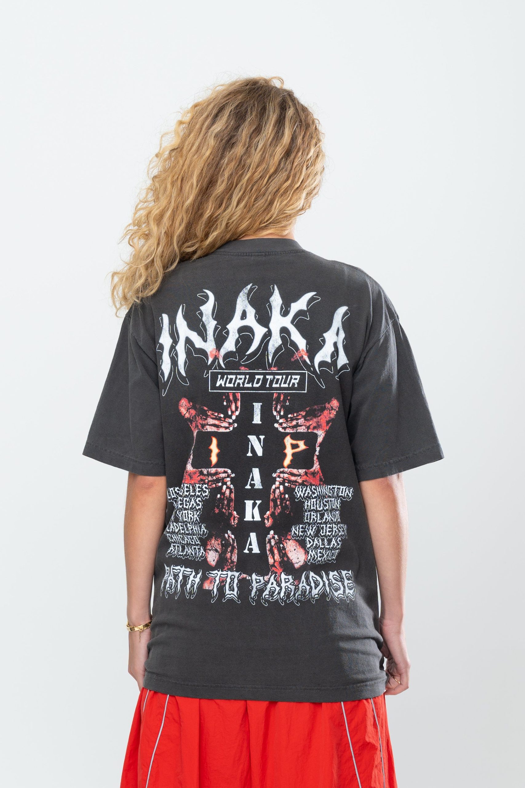 INAKA PATH TO PARADISE TEE - VINTAGE BLACK - Image 14