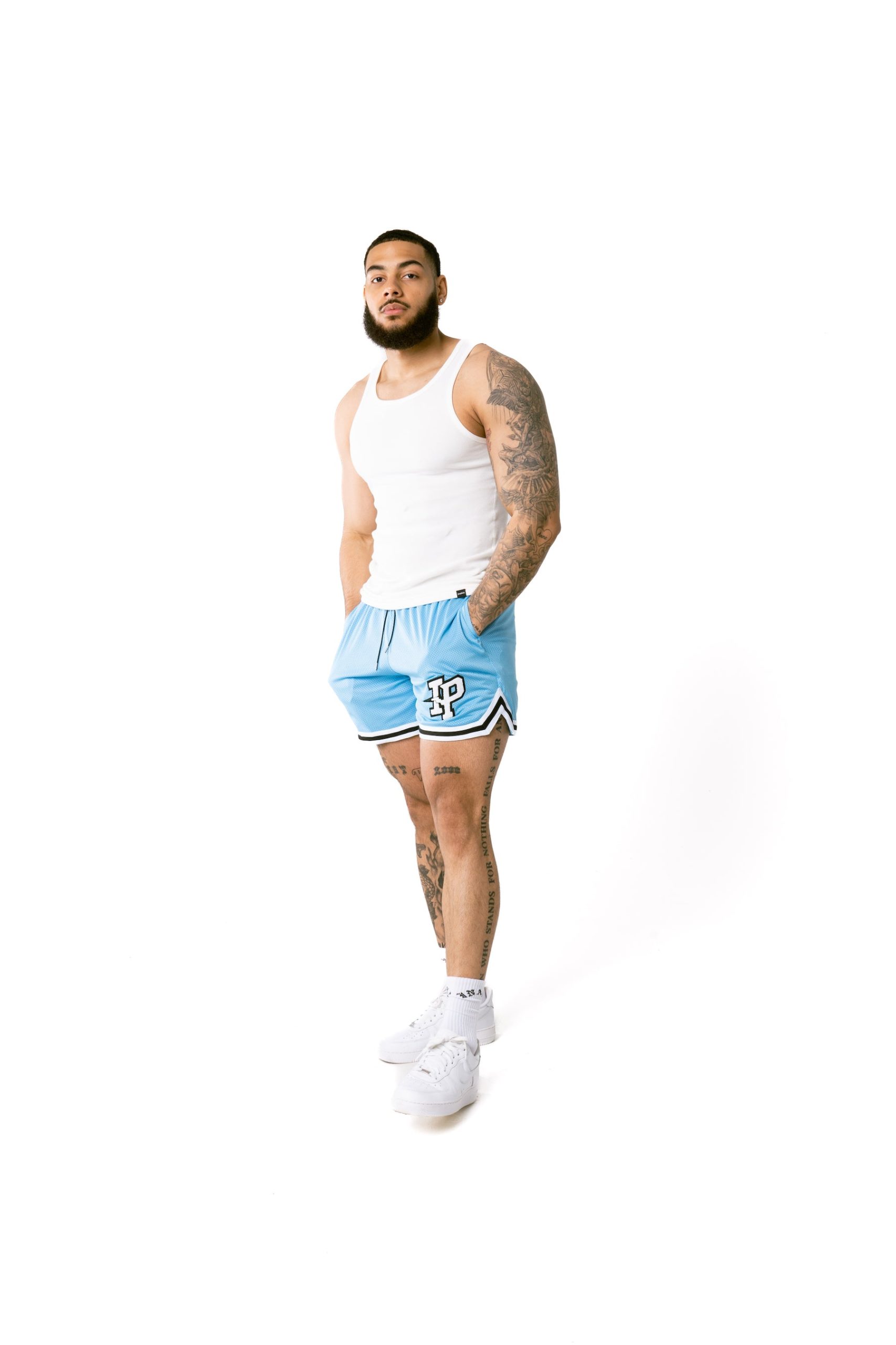 MEN'S LEAGUE MESH SHORTS - RETRO BLUE - Image 6