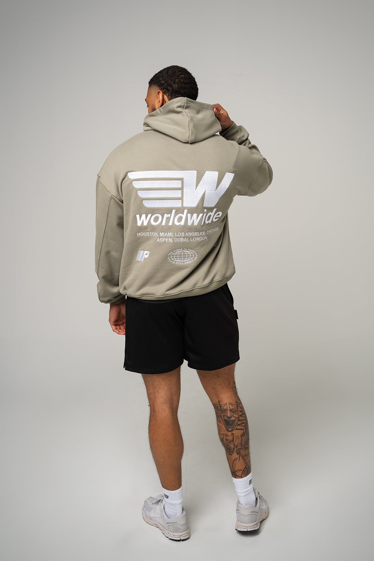 WORLDWIDE HOODIE - SAGE - Image 5