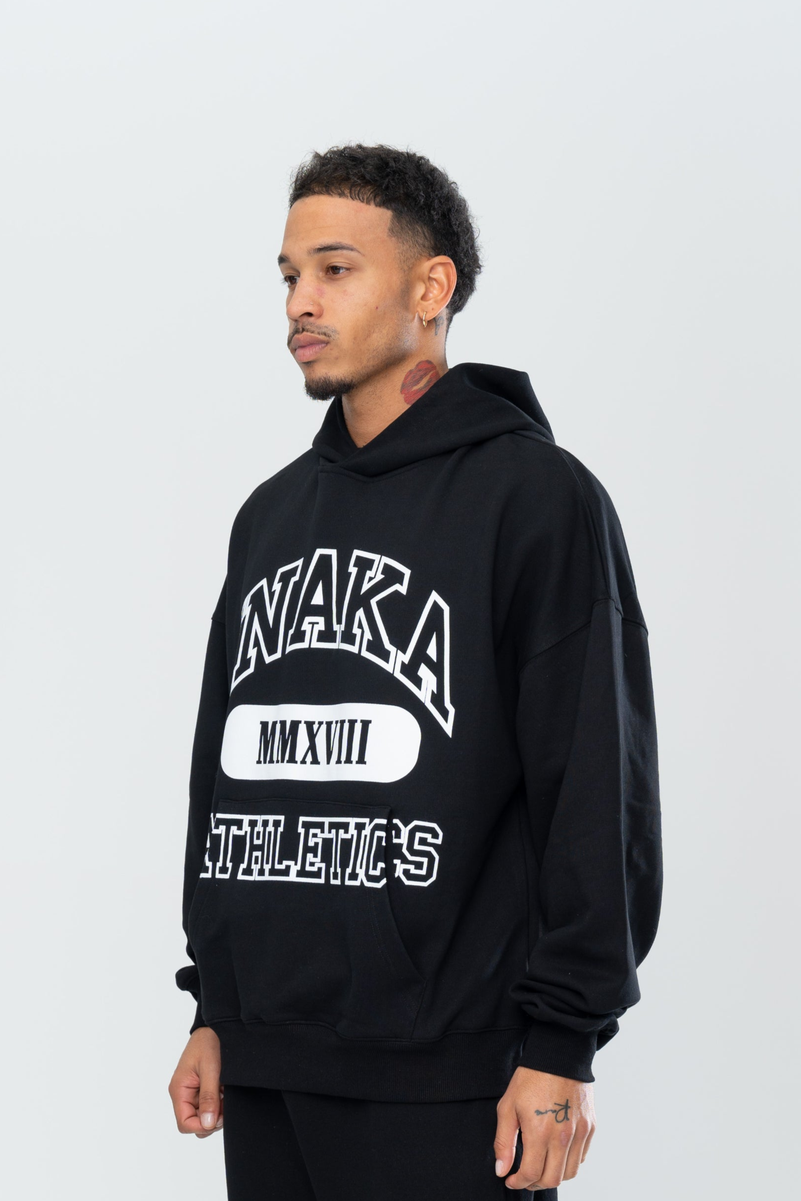 ATHLETICS HOODIE - BLACK - Image 5