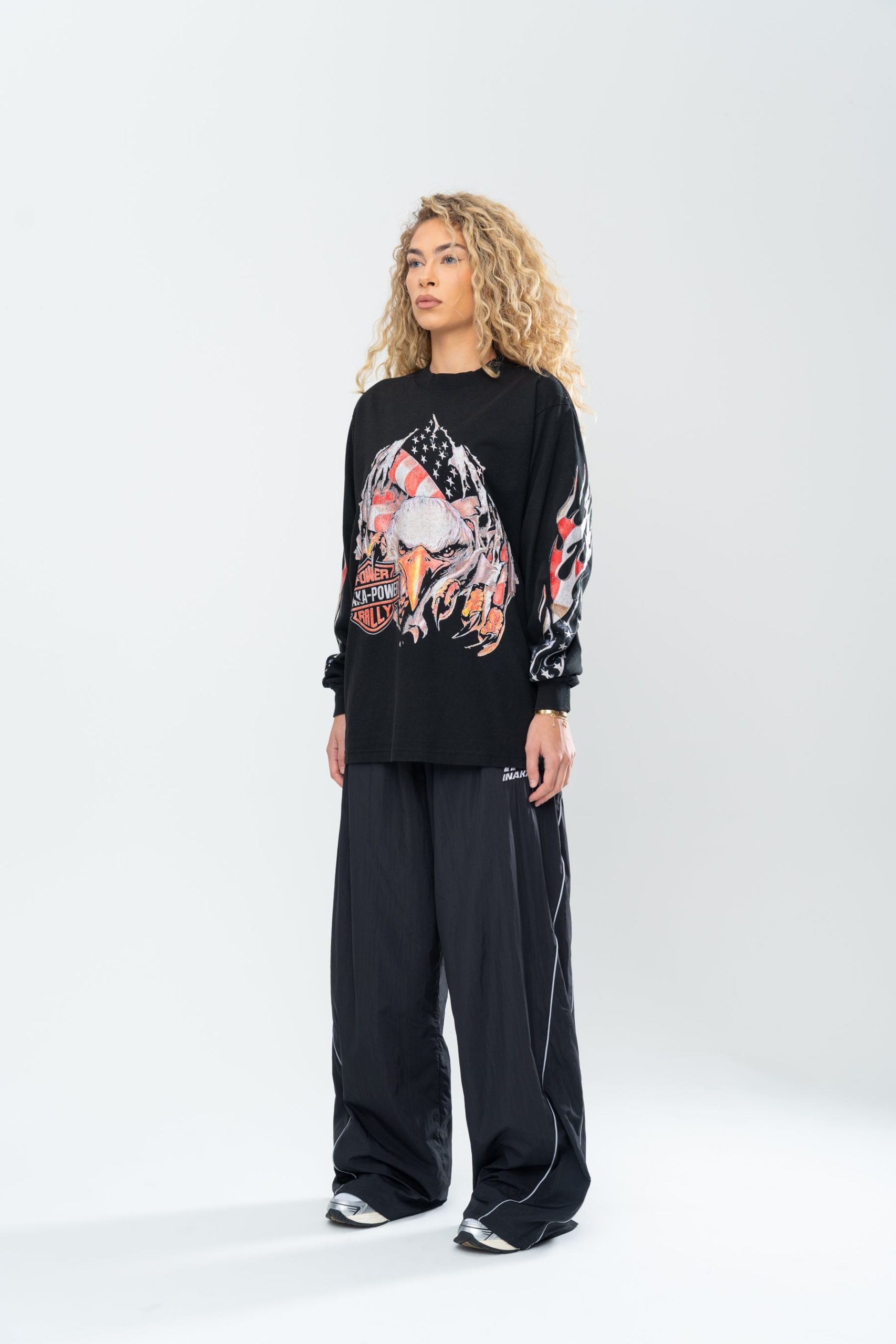 INAKA AMERICANA LONG SLEEVE - BLACK - Image 5