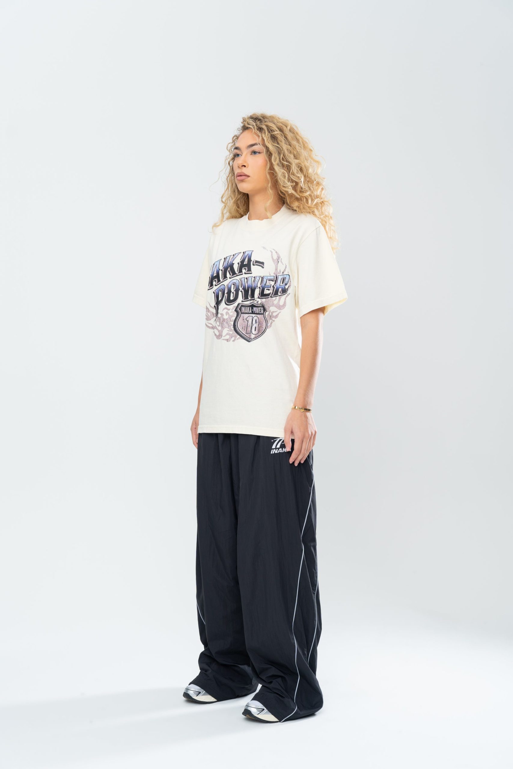 INAKA RADIANT FLAME TEE - CREAM - Image 2