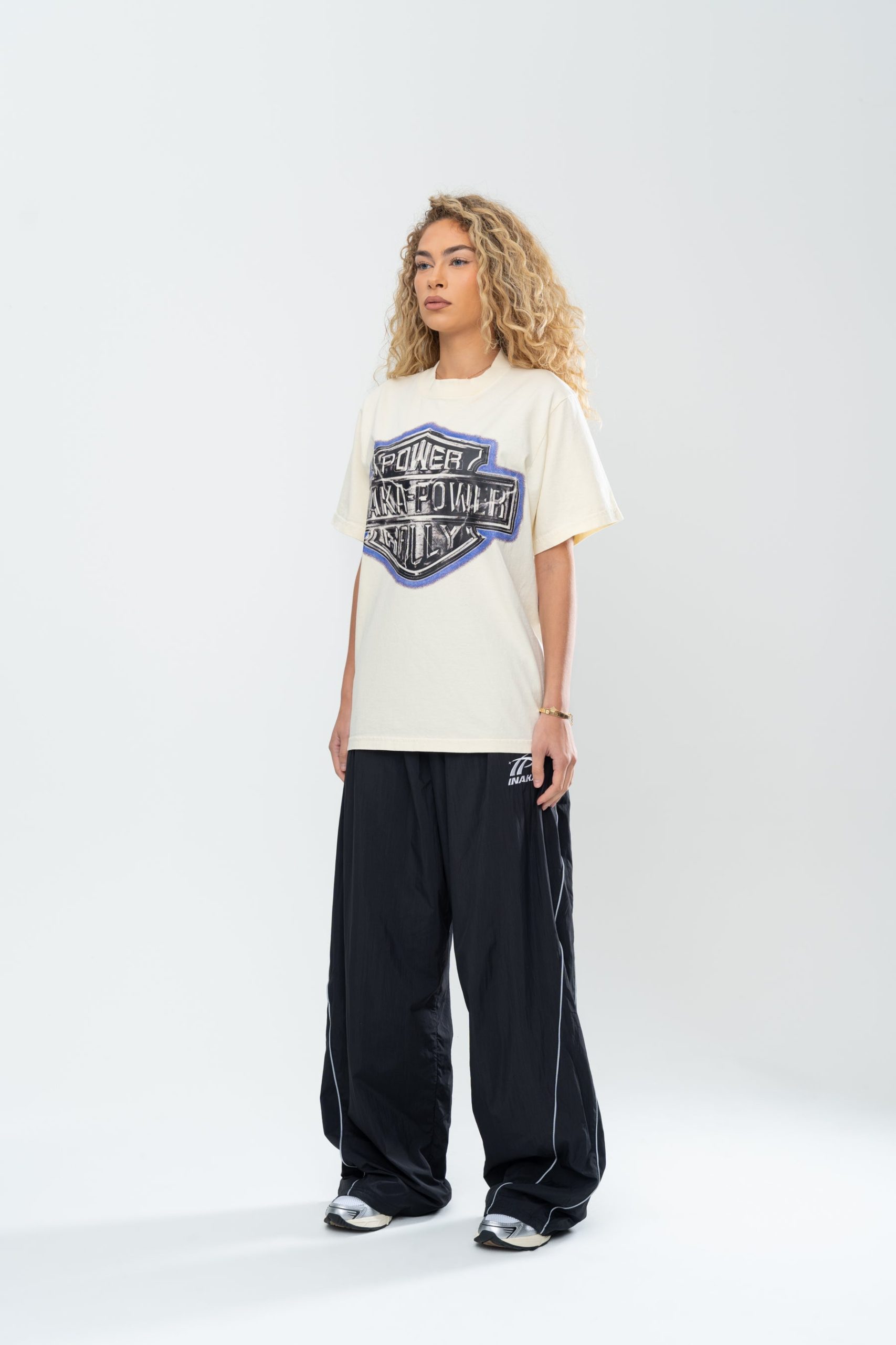 INAKA POWER RALLY TEE - CREAM - Image 3