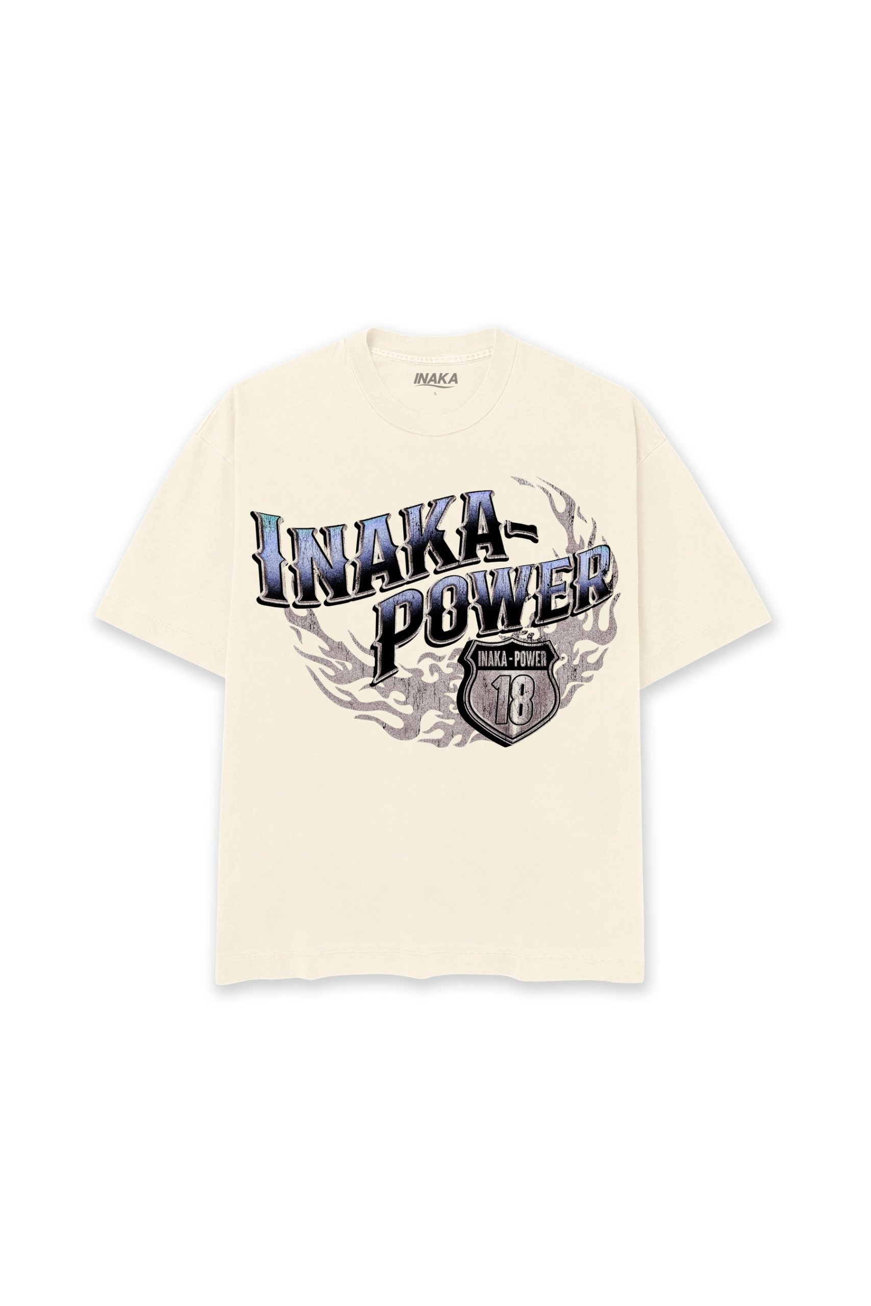 INAKA RADIANT FLAME TEE - CREAM - Image 5