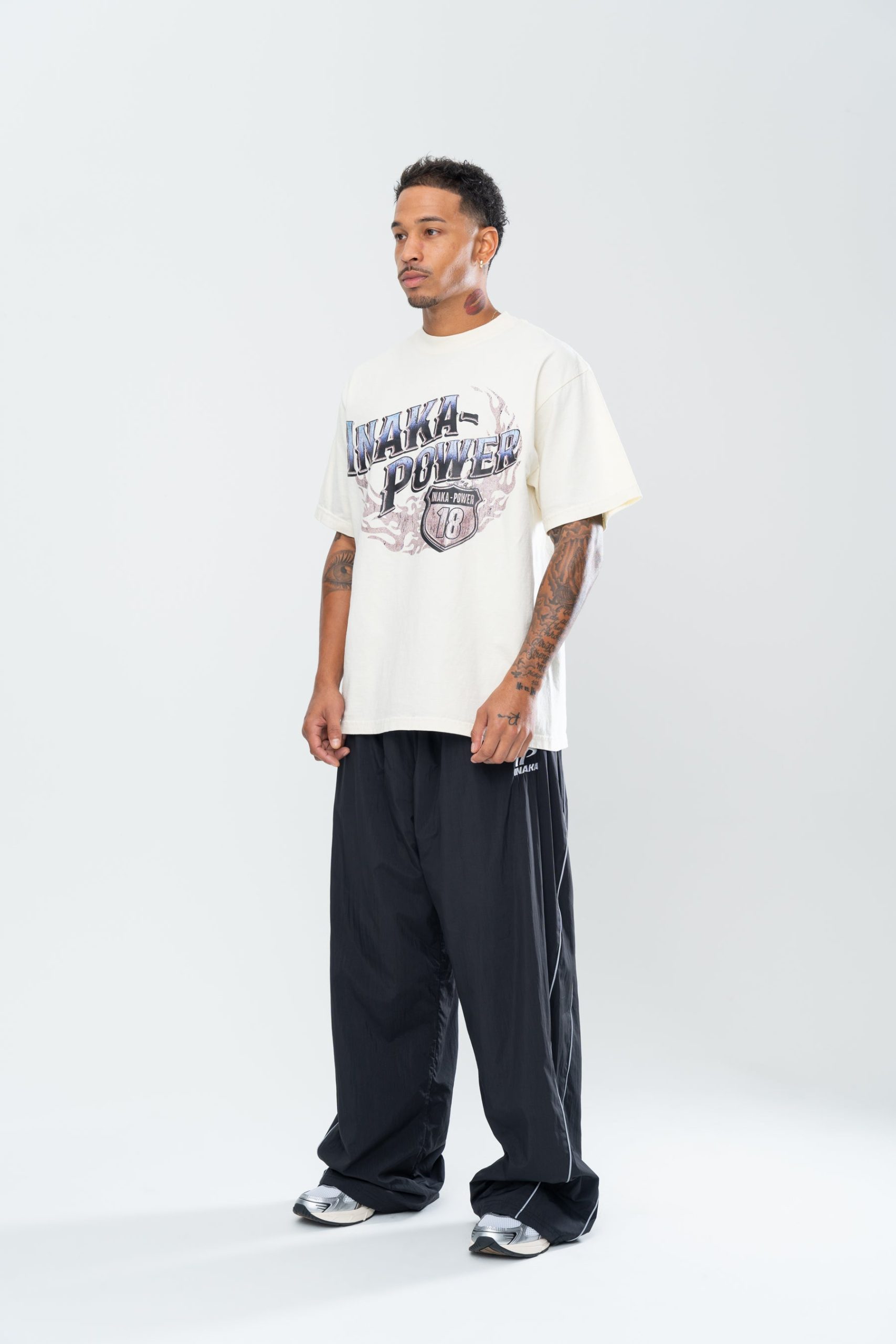 INAKA RADIANT FLAME TEE - CREAM - Image 4