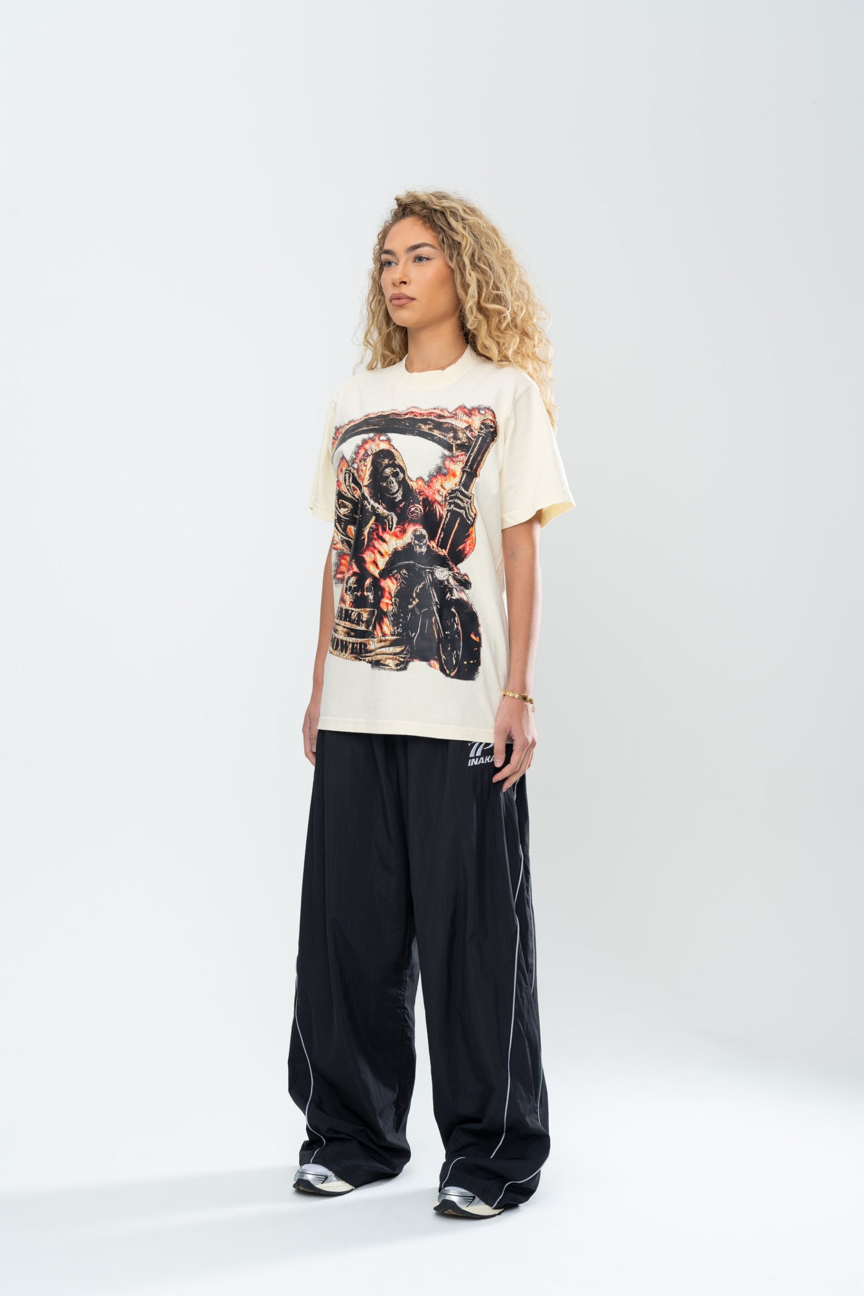 INAKA ROAD REAPER TEE - CREAM - Image 4