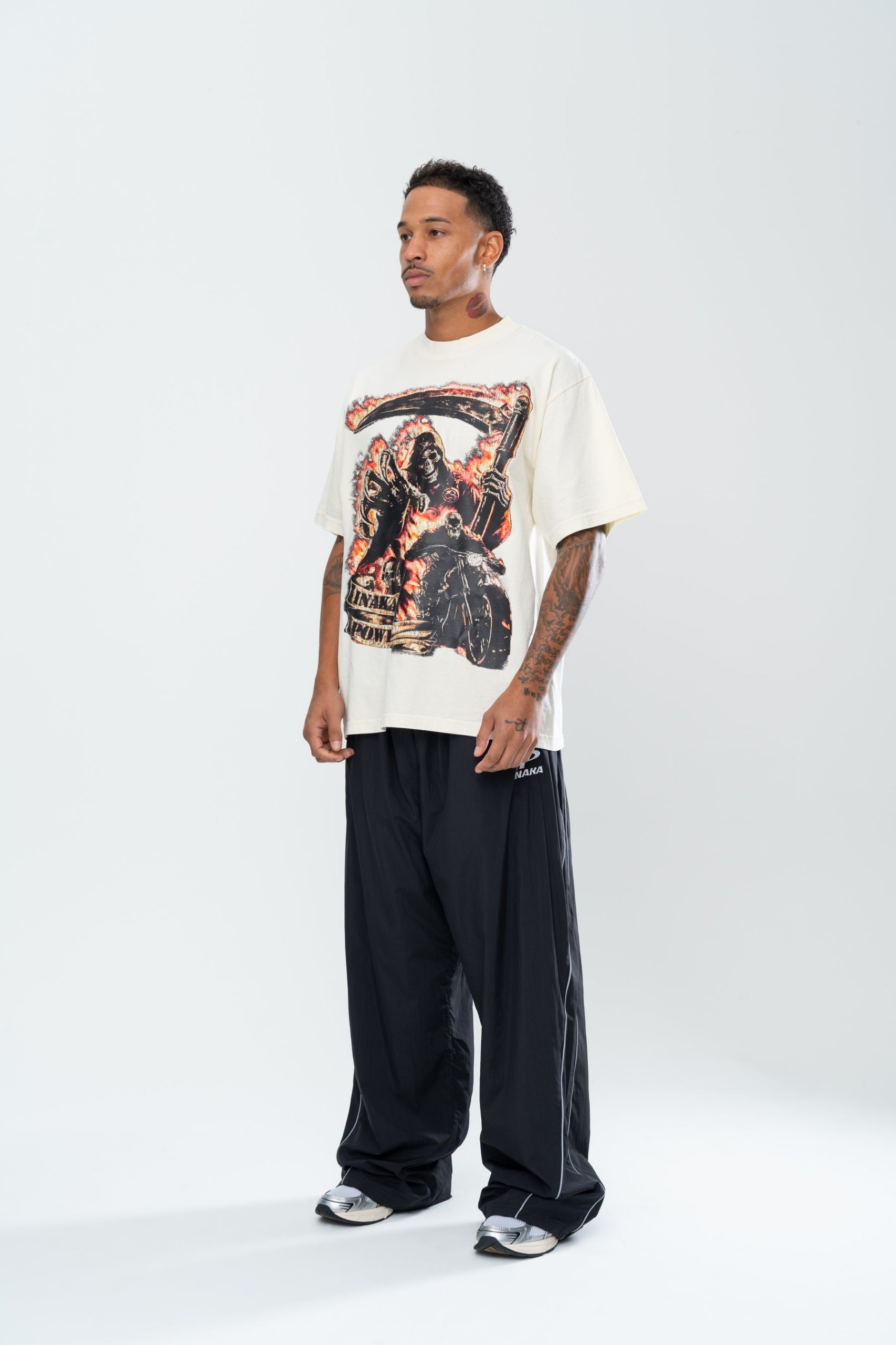 INAKA ROAD REAPER TEE - CREAM - Image 8