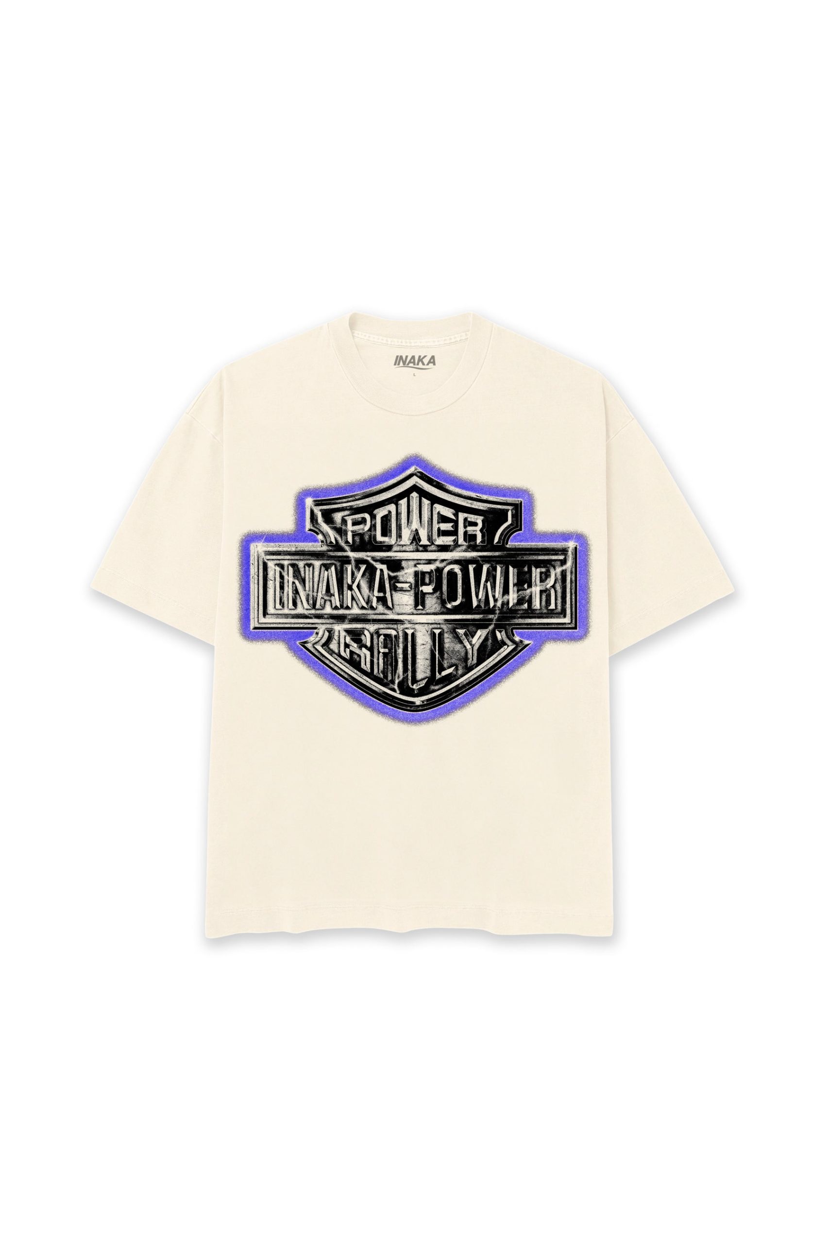 INAKA POWER RALLY TEE - CREAM - Image 9